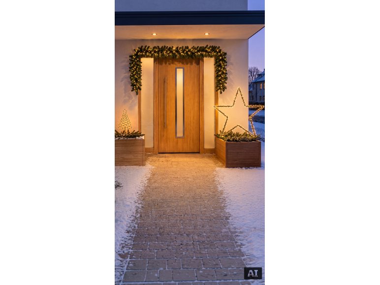 Piquet de jardin décoratif LED Noël