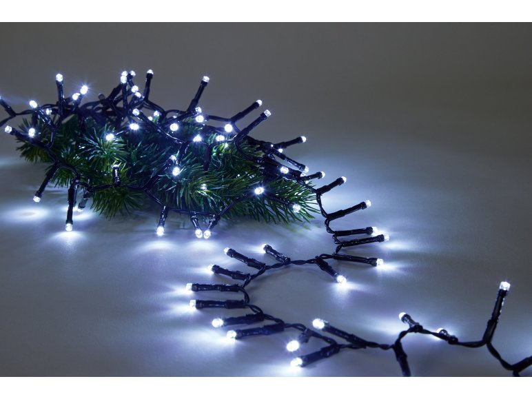 Guirlande lumineuse LED, avec 8 effets lumineux.