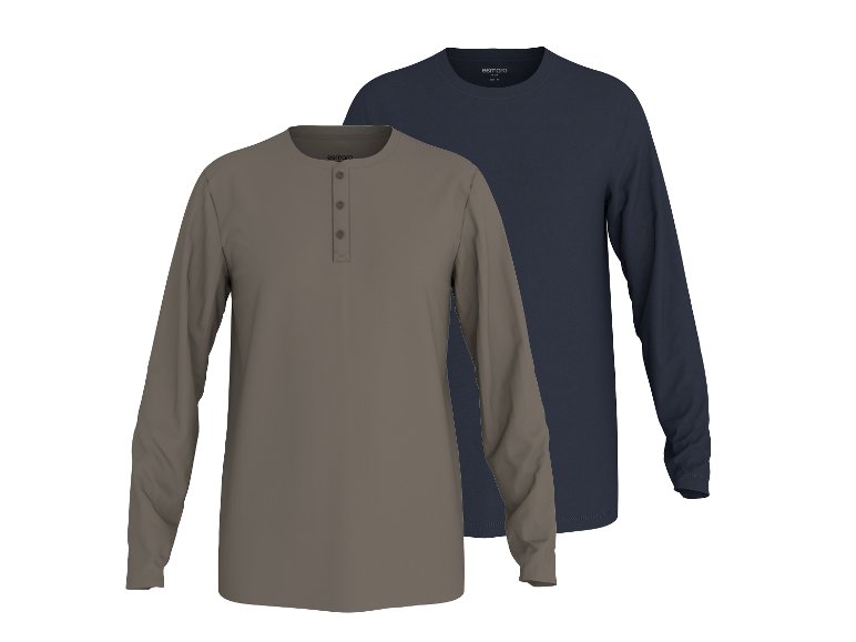 Lot de 2 t-shirts manches longues homme