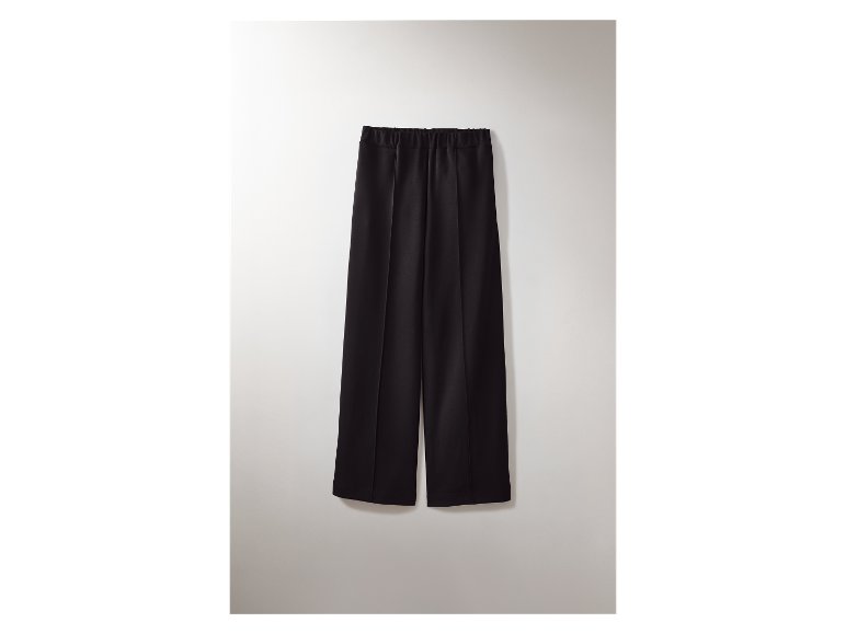 Pantalon large en tissu scuba Premium femme