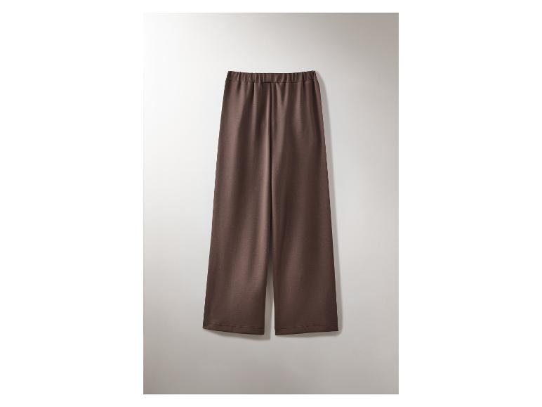 Pantalon large en tissu scuba Premium femme