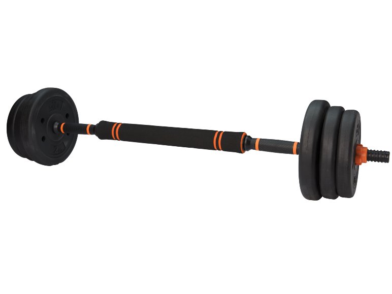 Kit 2-en-1 : haltères courts et longs, 20 kg.