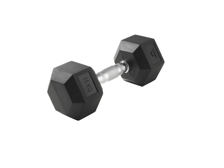 Haltère hexagone 15 kg