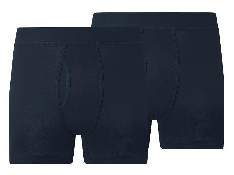 Lot de 2 boxers côtelés à ouverture homme