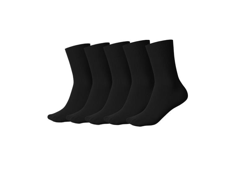 Lot de 5 paires de chaussettes côtelées homme