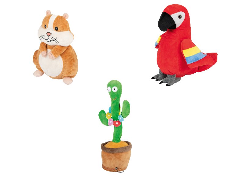 Peluche qui parle, 25 cm
