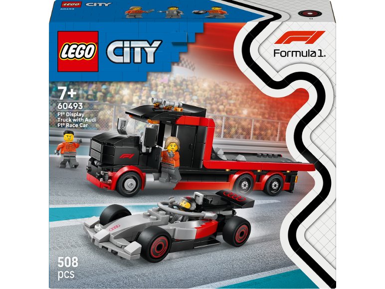 60493 Camion de F1® avec voiture de course de F1® Audi