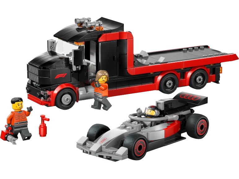 60493 Camion de F1® avec voiture de course de F1® Audi