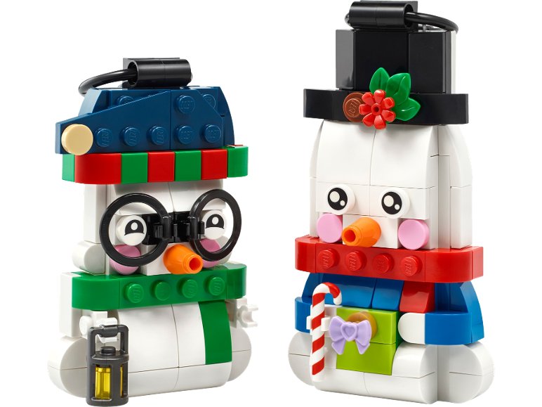 40812 Les bonshommes de neige décoratifs