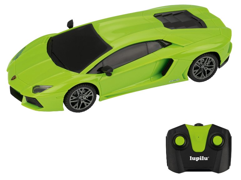 Véhicule télécommandé : Lamborghini Aventador Coupé ou McLaren 675LT Coupe ou Bugatti Divo ou Aston Martin Valkyrie