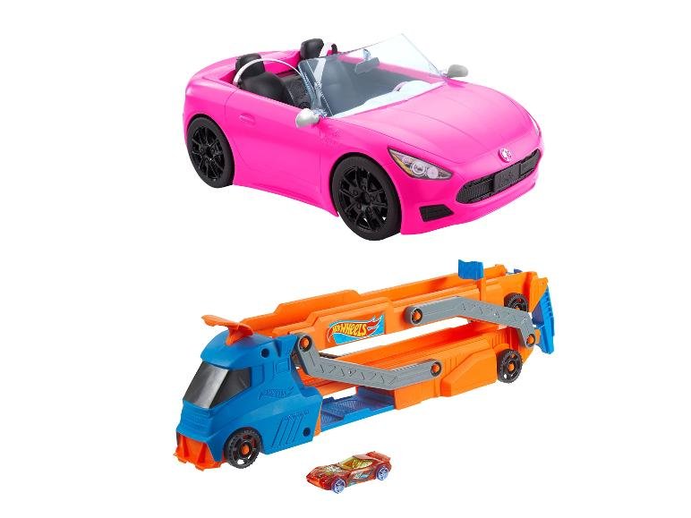 Barbie Glam Cabrio Hot Wheels City Speed Track Transporter