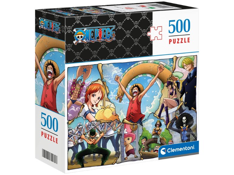 Coffret puzzle Dragon Ball ou One Piece, 500 pièces