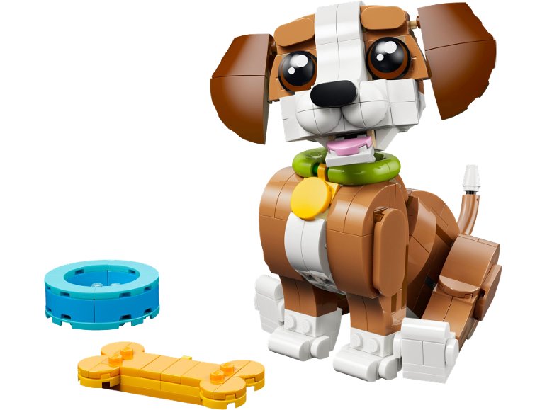 31382 Ensemble 3-en-1 « Animaux mignons : Le chiot joueur »