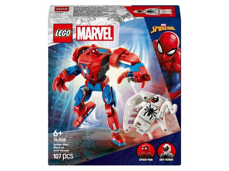 76308 L'armure robot de Spider-Man contre Anti-Venom