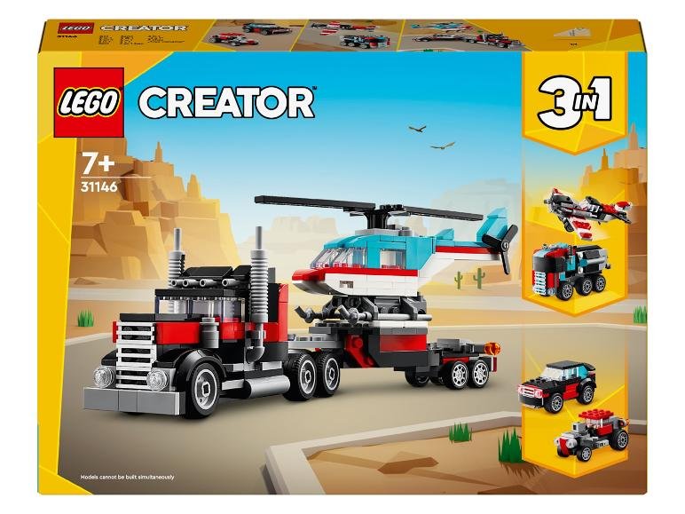 31146 Le Camion Remorque avec Hélicoptère
