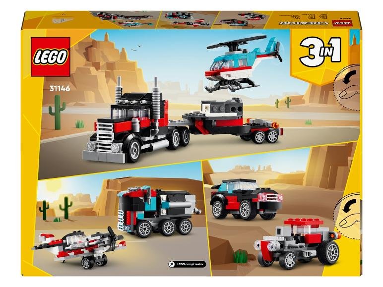 31146 Le Camion Remorque avec Hélicoptère