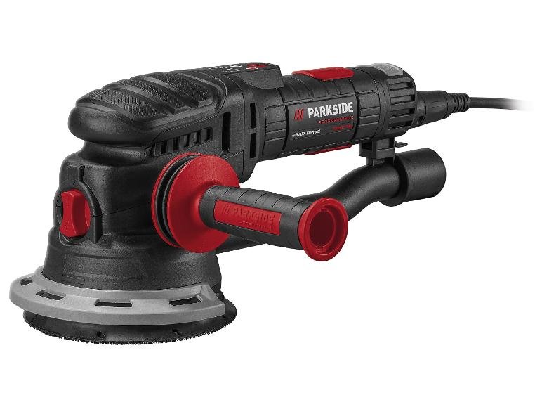 Ponceuse excentrique »PPEXS 750 B2«, avec entraînement direct du plateau commutable.