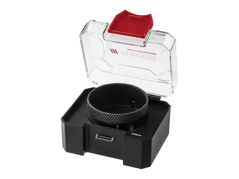 Couronnes diamantées, coffret de rangement inclus.