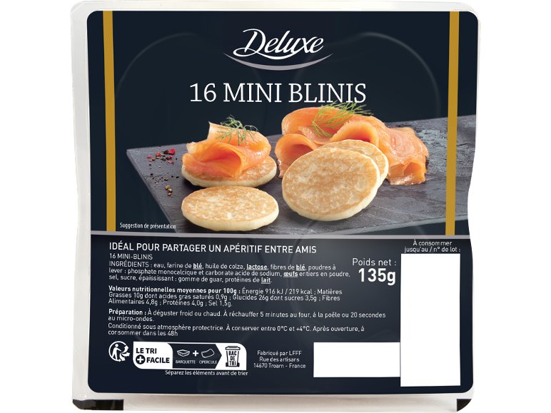 16 mini blinis