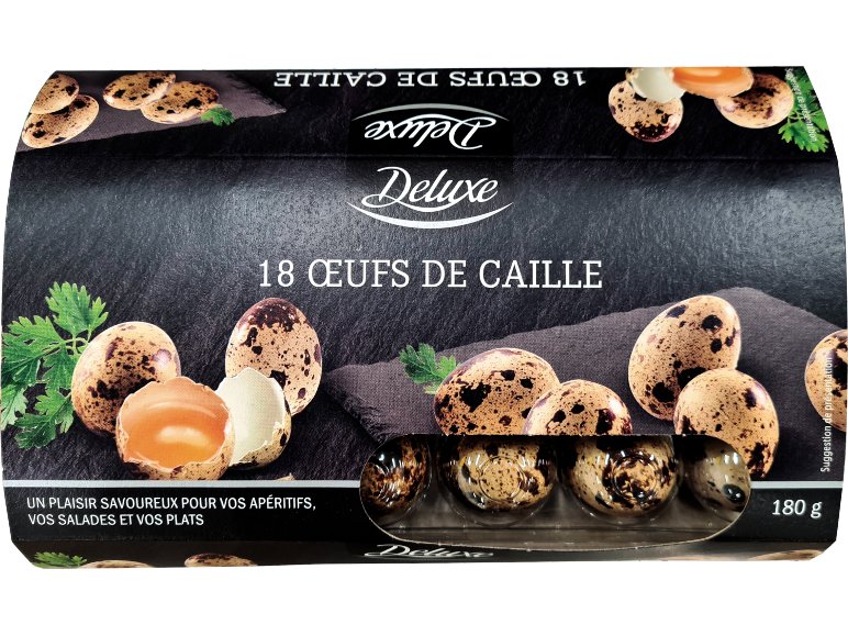 18 œufs de caille