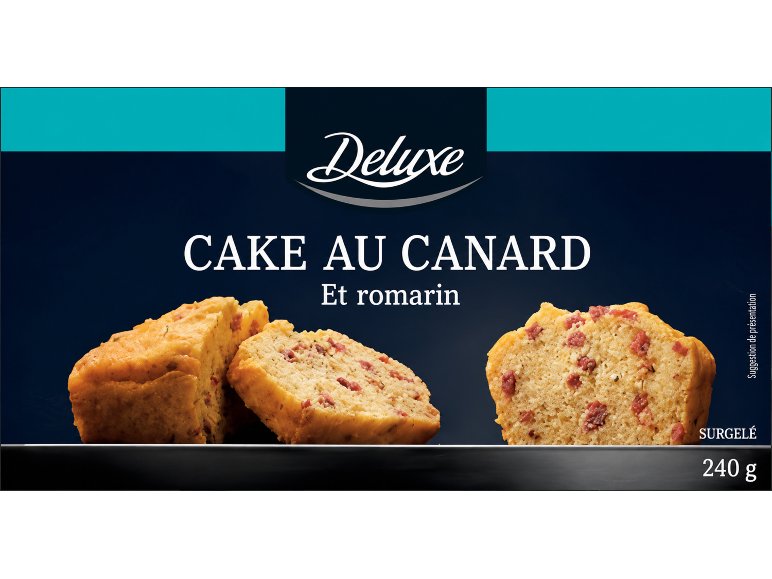 Cake canard romarin noix