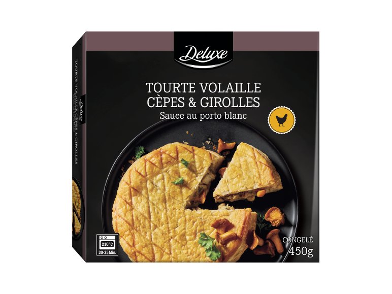 Tourte volaille cèpes et girolles