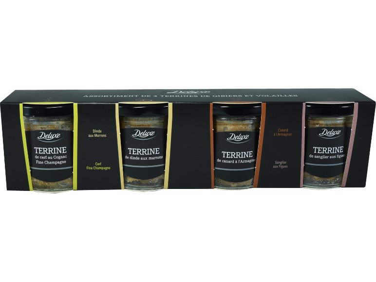 Assortiment de 4 terrines