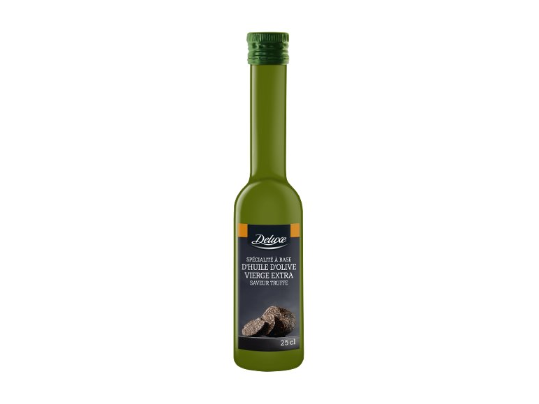 Spécialité à base d'huile d'olive vierge extra saveur truffe