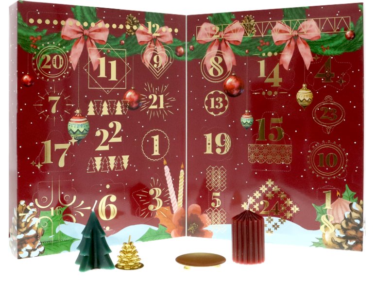 Calendrier de l'Avent bougies