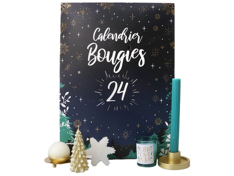 Calendrier de l'Avent bougies