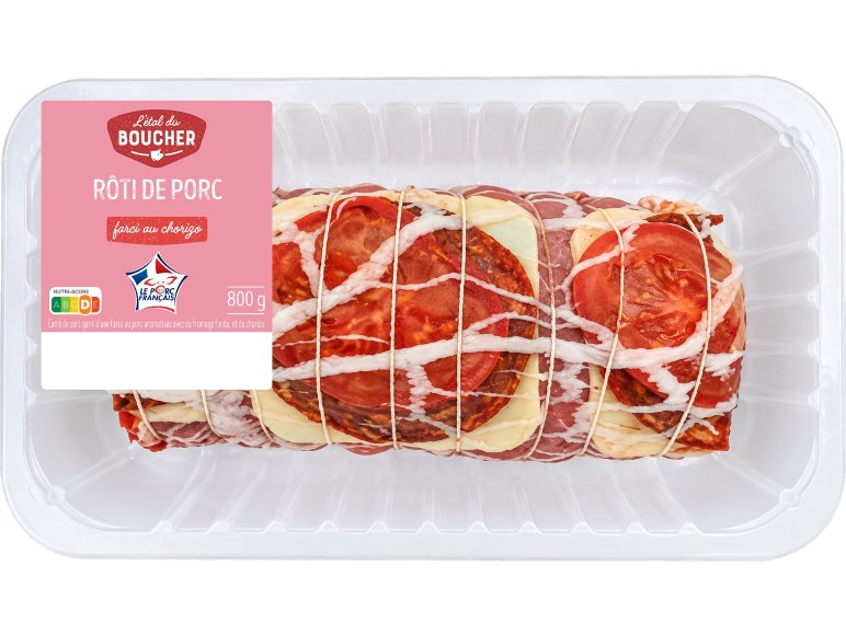 Rôti de porc au chorizo