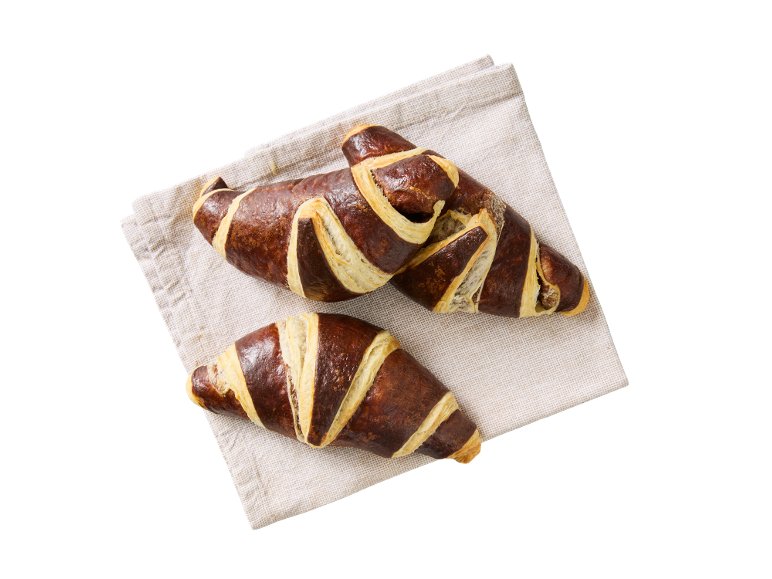 Croissant bicolore fourré au cacao