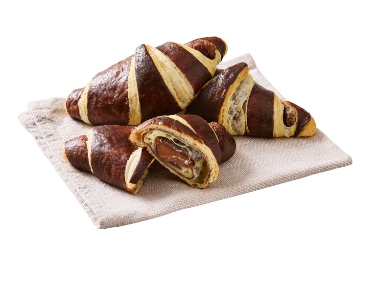 Croissant bicolore fourré au cacao