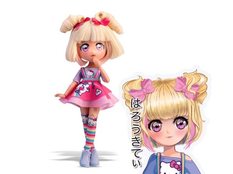 Figurine Manga, 19 cm