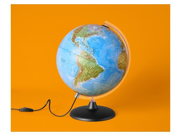 Globe terrestre lumineux