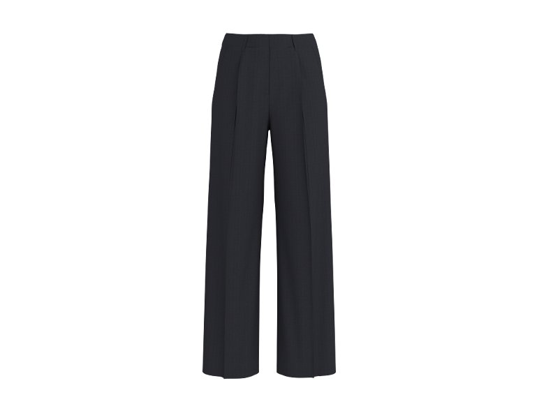Pantalon taille haute large femme