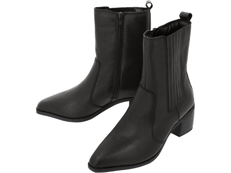 Bottines Chelsea en cuir Premium femme