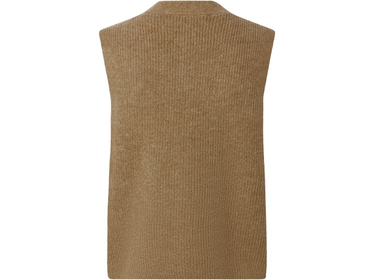 Pull sans manches en maille femme
