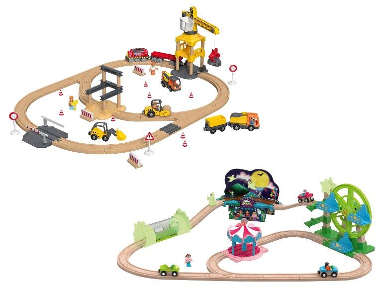 Coffret de train « Chantier / Parc d'attractions »