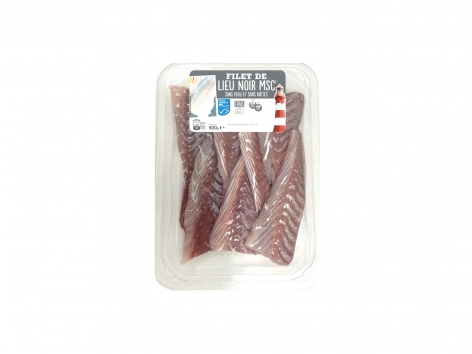 Filets de lieu noir MSC