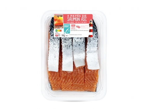 8 pavés de saumon ASC
