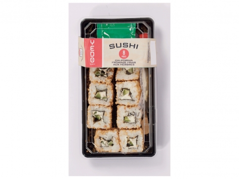 8 California sushi fromage frais et concombre