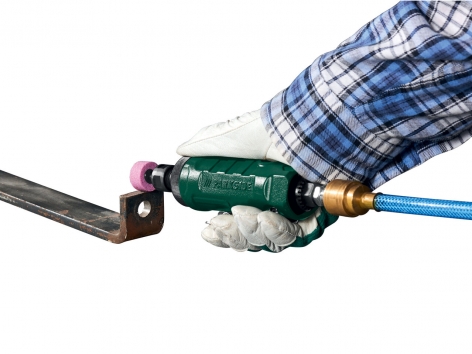 Meuleuse droite pneumatique et accessoires