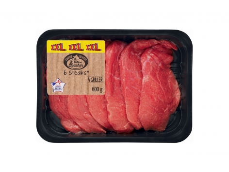 6 steaks à griller