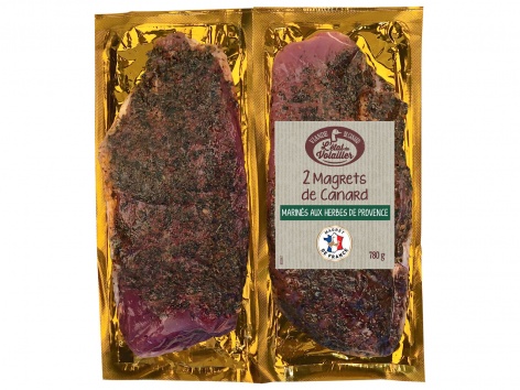 2 magrets de canard marinés à la provençale