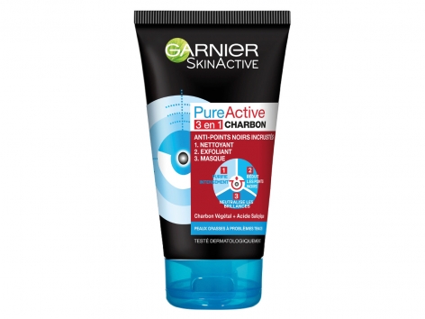 Garnier Pure Active 3 en 1 charbon