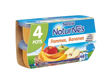 Nestlé naturNes Pommes Bananes