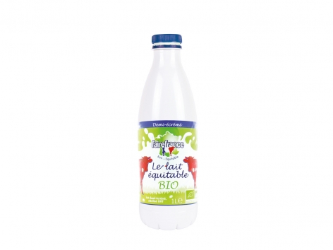 Fairefrance lait demi-écrémé Bio