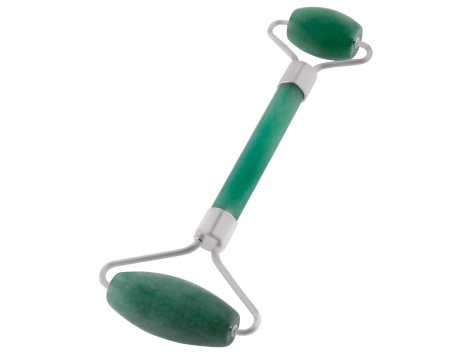 Rouleau facial ou pierre de massage en quartz