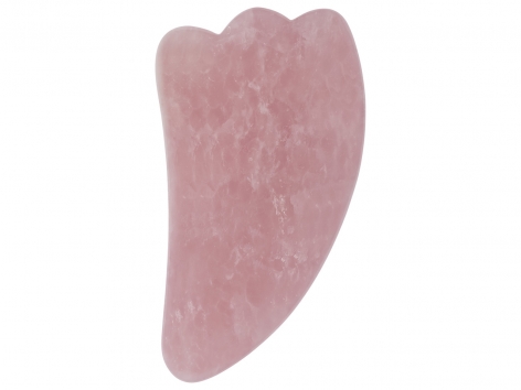 Rouleau facial ou pierre de massage en quartz